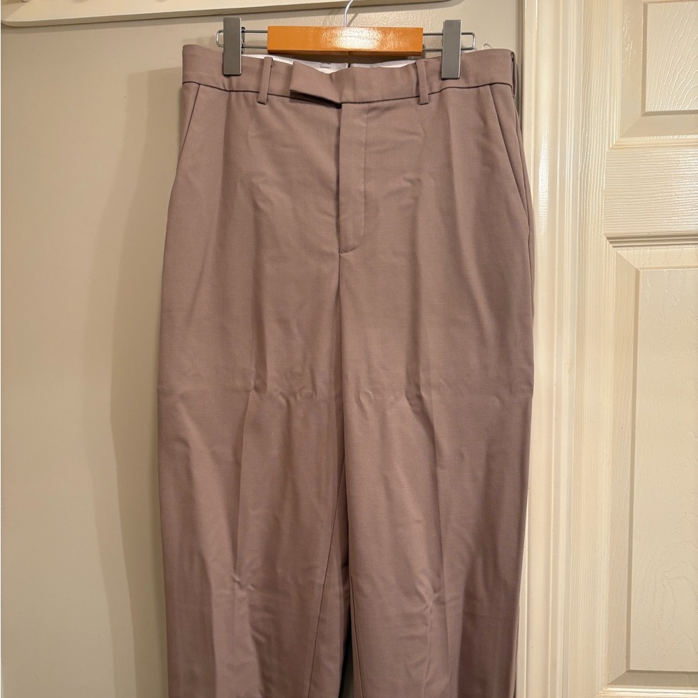 Aritzia Babaton Agency pant in Taupe Beige size 10
